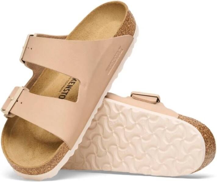 Birkenstock Flat Sandals Beige Dames