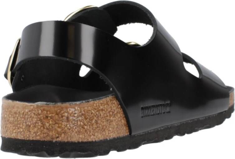 Birkenstock Flat Sandals Black Dames