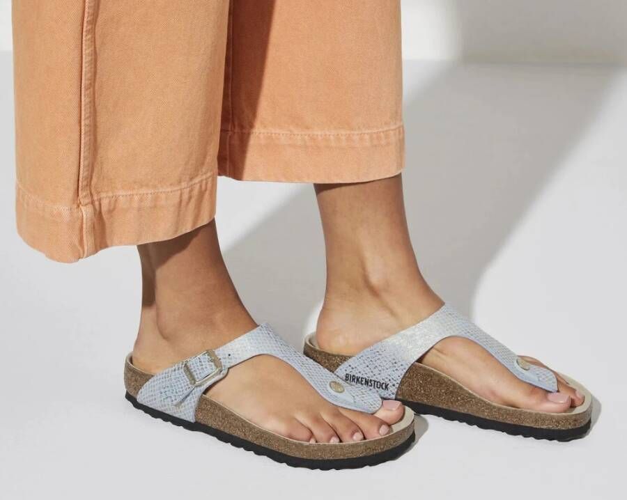 Birkenstock Tijdloze Klassieke Damessandaal Blauw Dames