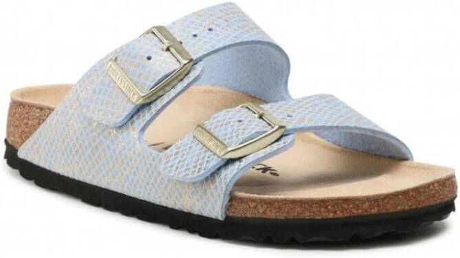 Birkenstock Tijdloze stijl dames sandaal Blauw Dames