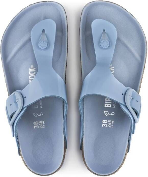 Birkenstock Stijlvolle Flip Flops voor Vrouwen Blauw Dames