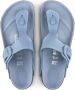 Birkenstock Gizeh Big Buckle Natural Leather Patent Sandals Blauw Dames - Thumbnail 3