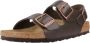 Birkenstock slipper MILANO Dark Brown regular Naturleder Smooth Leather - Thumbnail 13