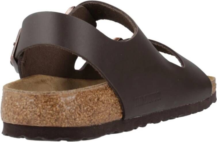 Birkenstock Flat Sandals Brown Dames