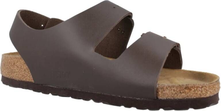 Birkenstock Flat Sandals Brown Dames