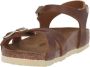 Birkenstock Kumba Dames Sandalen Cognac Narrow fit | Cognac | Nubuck - Thumbnail 14