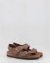 Birkenstock Bruine Sandalen met Leren en Synthetische Voering Brown Unisex - Thumbnail 9