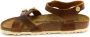 Birkenstock Kumba Dames Sandalen Cognac Narrow fit | Cognac | Nubuck - Thumbnail 10