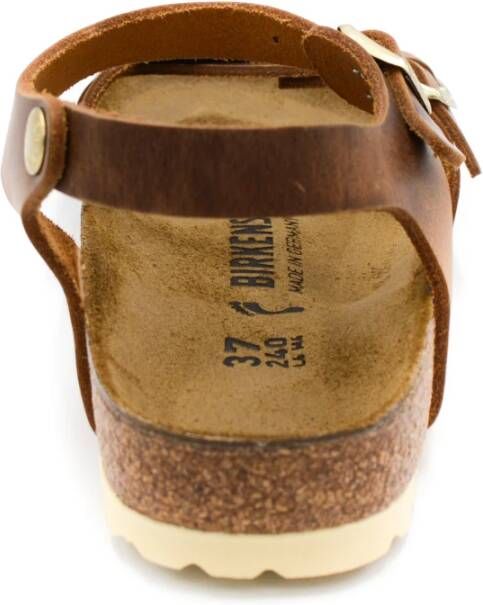 Birkenstock Comfortabele en stijlvolle platte sandalen Bruin Dames