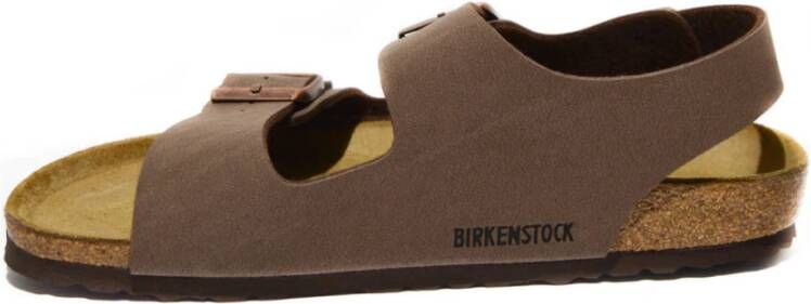 Birkenstock Flat Sandals Bruin Unisex