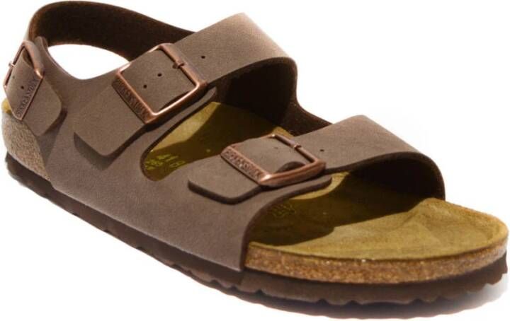 Birkenstock Flat Sandals Bruin Unisex