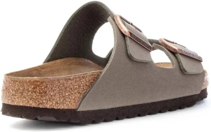 Birkenstock Flat Sandals Gray Heren