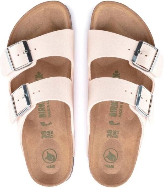 Birkenstock Flat Sandals Pink Dames