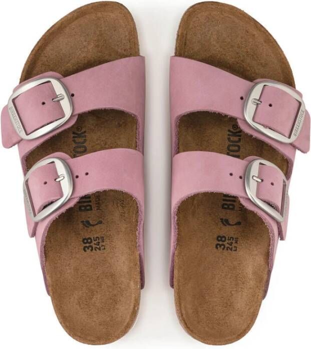 Birkenstock Flat Sandals Roze Dames