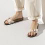 Birkenstock Klassieke Madrid Damessandaal Wit Dames - Thumbnail 5