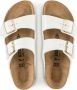 Birkenstock Arizona Grote Gesp Patent Witte Slippers Birko Flor Patent Streetwear - Thumbnail 108