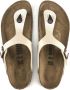 Birkenstock Gizeh BS Metallic Thong Sandal Beige Dames - Thumbnail 6
