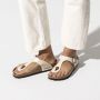Birkenstock Gizeh BS Metallic Thong Sandal Beige Dames - Thumbnail 7