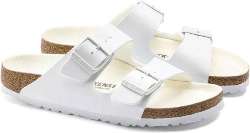 Birkenstock Flat Sandals Wit Dames