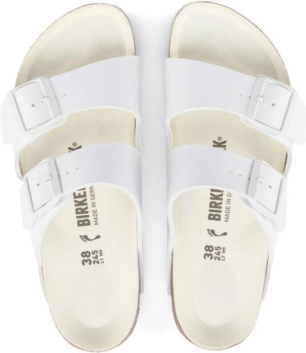 Birkenstock Flat Sandals Wit Dames