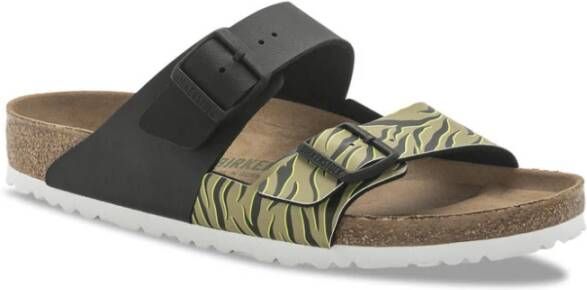 Birkenstock Flat Sandals Zwart Dames