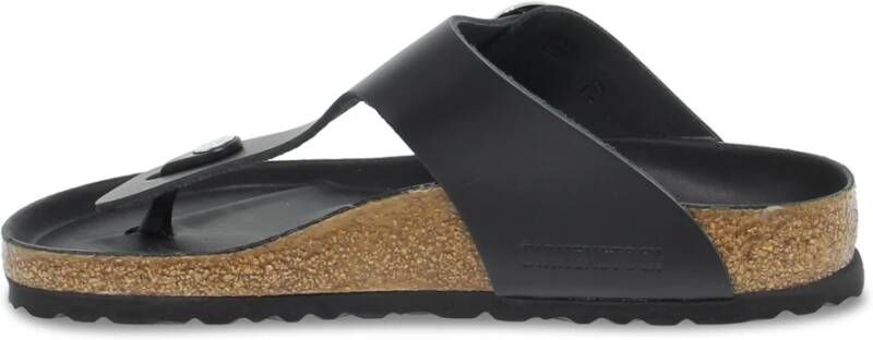 Birkenstock Flat Sandals Zwart Dames