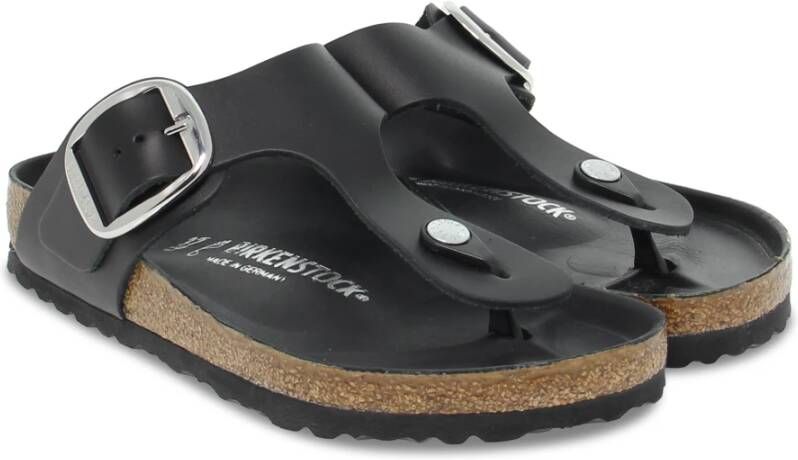 Birkenstock Flat Sandals Zwart Dames