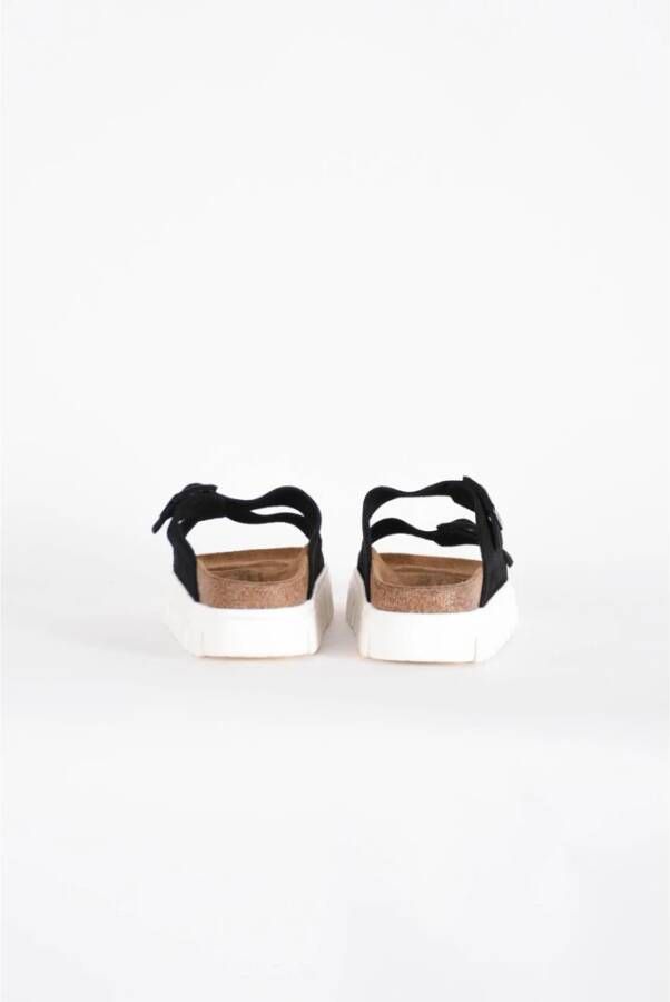 Birkenstock Flat Sandals Zwart Dames