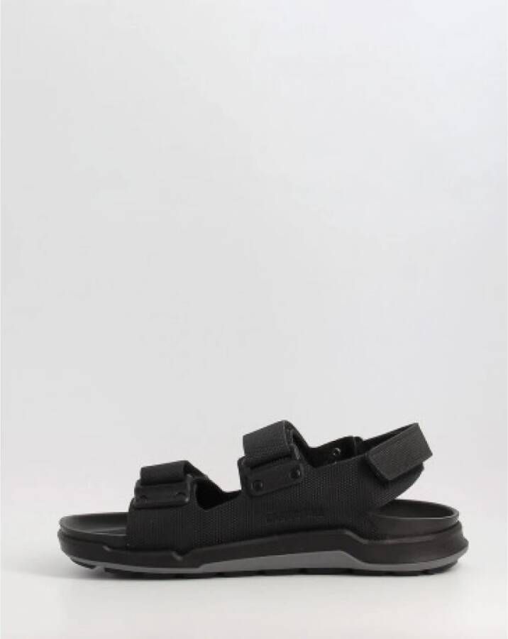 Birkenstock Comfortabele Platte Sandalen voor Mannen Zwart Heren