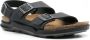 Birkenstock Leren Platte Sandalen voor Mannen Black Heren - Thumbnail 8