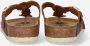 Birkenstock "Gizeh Olie Gewaxt Leren Sandalen voor Dames" Bruin Dames - Thumbnail 36