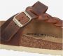 Birkenstock "Gizeh Olie Gewaxt Leren Sandalen voor Dames" Bruin Dames - Thumbnail 37