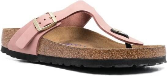 Birkenstock Roze gespsandalen Roze Dames