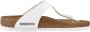 Birkenstock Gizeh White Birko-Flor Regular Slippers - Thumbnail 11