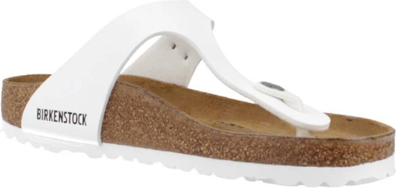 Birkenstock Gizeh Birko-Flor Slippers White Dames