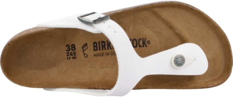 Birkenstock Gizeh Birko-Flor Slippers White Dames