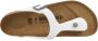 Birkenstock Gizeh White Birko-Flor Regular Slippers - Thumbnail 14