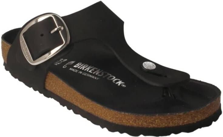 Birkenstock Zwarte Gizeh damessandalen Zwart Dames