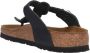 Birkenstock Gizeh Leren Sandalen Gevlochten Zwart Leer Leder - Thumbnail 8