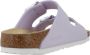 Birkenstock Geëmbosseerde Arizona Sliders Purple Dames - Thumbnail 4