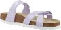 Birkenstock Geëmbosseerde Flip Flops Purple Dames - Thumbnail 5