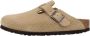 Birkenstock Gestoffeerde Suède Mules Beige Dames - Thumbnail 6
