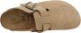 Birkenstock Gestoffeerde Suède Mules Beige Dames - Thumbnail 10