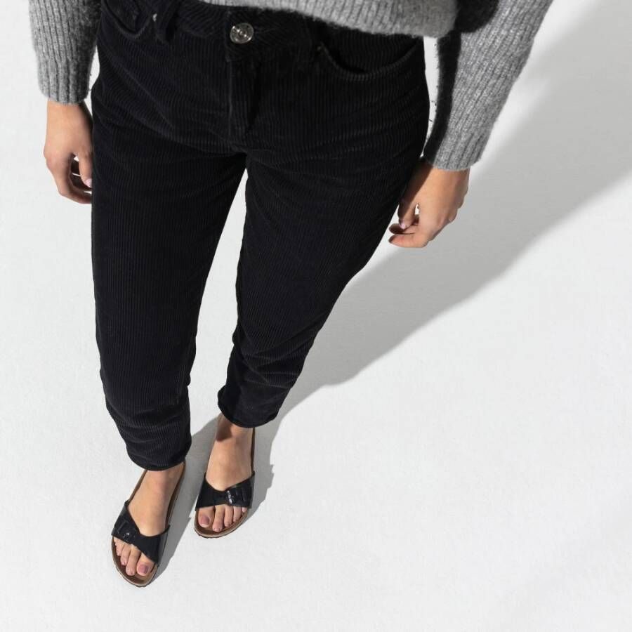 Birkenstock Geglazuurde muiltjes Madrid Birko-Flor Zwart Dames