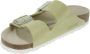 Birkenstock Dames Verstelbare Gespsandalen Beige Dames - Thumbnail 9