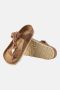 Birkenstock "Gizeh Olie Gewaxt Leren Sandalen voor Dames" Bruin Dames - Thumbnail 12