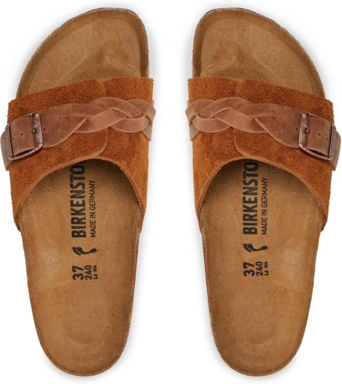 Birkenstock Gevlochten Mink Sandaal Brown Dames