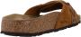 Birkenstock Gevlochten Suède Leren Flip Flops Brown Dames - Thumbnail 7