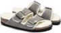 Birkenstock Arizona Shearling Slippers Stone Coin Narrow fit | Grijs | Suède - Thumbnail 153
