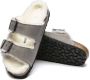 Birkenstock Arizona Shearling Slippers Stone Coin Narrow fit | Grijs | Suède - Thumbnail 116